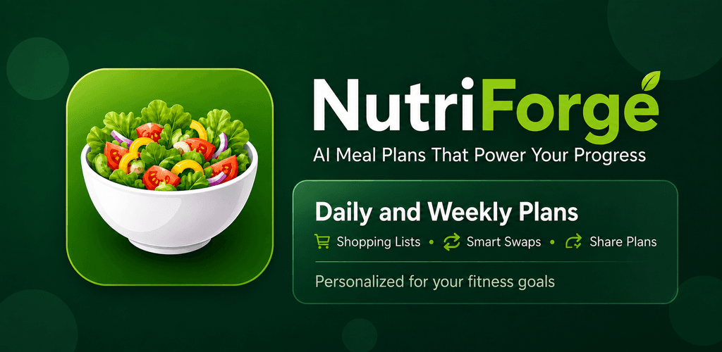 NutriForge — AI meal plans that power your progress